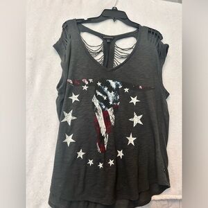 Rock and republic gray call with little slits